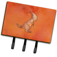 "Caroline's Treasures Parasaurolophus Watercolor Wall Hook, Triple, Multicolor"