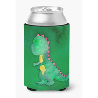 "Caroline's Treasures Tyrannosaurus Rex Watercolor Decorative Can Hugger, Multicolor"