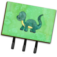 "Caroline's Treasures Brontosaurus Watercolor Wall Hook, Triple, Multicolor"