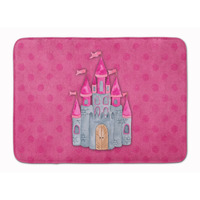 "Caroline's Treasures Princess Castle Watercolor Floor Mat, 19"" x 27"", Multicolor"