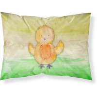 "Caroline's Treasures Chicken Watercolor Pillowcase, Standard, Multicolor"