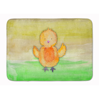 "Caroline's Treasures Chicken Watercolor Floor Mat, 19"" x 27"", Multicolor"