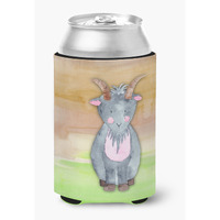 "Caroline's Treasures Goat Watercolor Decorative Can Hugger, Multicolor"