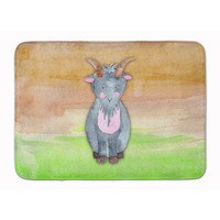 "Caroline's Treasures Goat Watercolor Floor Mat, 19"" x 27"", Multicolor"