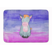 "Caroline's Treasures Donkey Watercolor Floor Mat, 19"" x 27"", Multicolor"