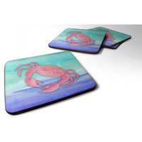 "Caroline's Treasures Crab Watercolor Decorative coasters, 3.5, Multicolor"