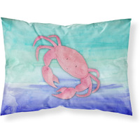 Caroline's Treasures Crab Watercolor Pillowcase Standard Multicolor