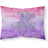 Caroline's Treasures Octopus Watercolor Pillowcase Standard Multicolor