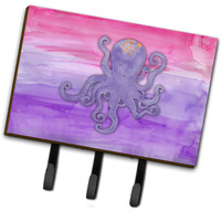 "Caroline's Treasures Octopus Watercolor Wall Hook, Triple, Multicolor"