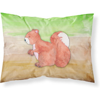 Caroline's Treasures Squirrel Watercolor Pillowcase Standard Multicolor