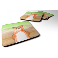 "Caroline's Treasures Bear Watercolor Decorative coasters, 3.5, Multicolor"