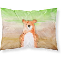 "Caroline's Treasures Bear Watercolor Pillowcase, Standard, Multicolor"