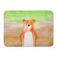 "Caroline's Treasures Bear Watercolor Floor Mat, 19"" x 27"", Multicolor"