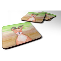 "Caroline's Treasures Deer Watercolor Decorative coasters, 3.5, Multicolor"