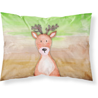 "Caroline's Treasures Deer Watercolor Pillowcase, Standard, Multicolor"