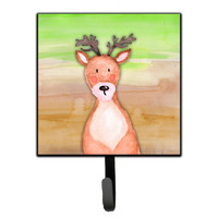 "Caroline's Treasures Deer Watercolor Wall Hook, Small, Multicolor"