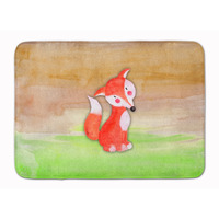 "Caroline's Treasures Fox Watercolor Floor Mat, 19"" x 27"", Multicolor"