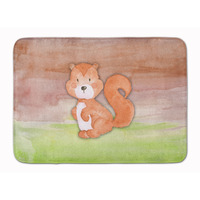 "Caroline's Treasures Squirrel Watercolor Floor Mat, 19"" x 27"", Multicolor"