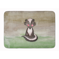 "Caroline's Treasures Badger Watercolor Floor Mat, 19"" x 27"", Multicolor"