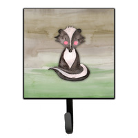 "Caroline's Treasures Badger Watercolor Wall Hook, Small, Multicolor"