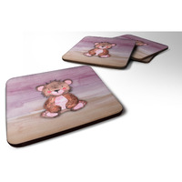 "Caroline's Treasures Bear Cub Watercolor Decorative coasters, 3.5, Multicolor"