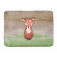 "Caroline's Treasures Baby Deer Watercolor Floor Mat, 19"" x 27"", Multicolor"