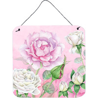 "Caroline's Treasures Rose Garden Door Hanging Prints wall-decor, Multicolor"