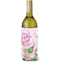 "Caroline's Treasures BB7447LITERK Rose Garden Wine Bottle Hugger cold-beverage-koozies, 750 ml, Multicolor"