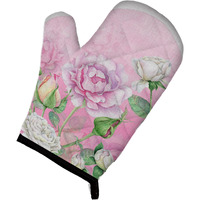 "Caroline's Treasures Rose Garden, Large, multicolor oven mitt"