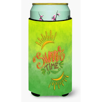"Caroline's Treasures BB7453TBC Summer Time Tall Boy Insulator Hugger cold-beverage-koozies, Multicolor"