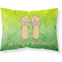 Flip Flops Welcome Fabric Standard Pillowcase