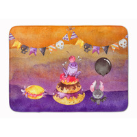 "Caroline's Treasures Halloween Sweets Party Machine Washable Memory Foam Mat doormats, Multicolor"