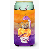 "Caroline's Treasures BB7465TBC Halloween Pumpkin Snake Tall Boy Hugger cold-beverage-koozies, Multicolor"