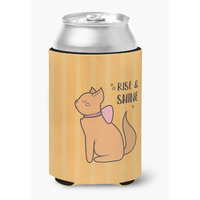 "Caroline's Treasures BB7473CC Nursery Rise and Shine Cat Can or Bottle Hugger cold-beverage-koozies, Multicolor"