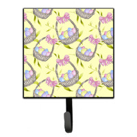 "Caroline's Treasures Easter Basket and Eggs Wall Hook, Small, Multicolor"