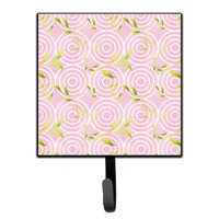 "Caroline's Treasures Geometric Circles on Pink Watercolor Wall Hook, Small, Multicolor"