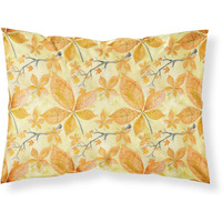 "Caroline's Treasures Fall Leaves and Branches Pillowcase, Standard, Multicolor"