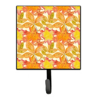 "Caroline's Treasures Fall Leaves Watercolor Wall Hook, Small, Multicolor"
