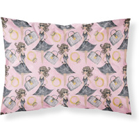 "Caroline's Treasures Watercolor Fashion Diva on Pink Pillowcase, Standard, Multicolor"