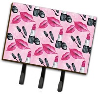 "Caroline's Treasures Watercolor Diva Lipstick Wall Hook, Triple, Multicolor"