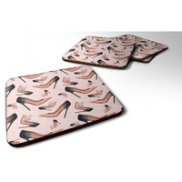 "Caroline's Treasures Watercolor Fashion Diva Shoes Decorative coasters, 3.5, Multicolor"