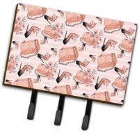 "Caroline's Treasures Fashion Diva Shoes and Purses Wall Hook, Triple, Multicolor"