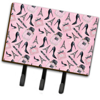"Caroline's Treasures Watercolor Fashion Diva Shoes and accessories Wall Hook, Triple, Multicolor"