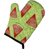 "Caroline's Treasures Watercolor Watermelon Decorated Oven Mitt, 12"" x 8.5"", Multicolor"