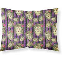 "Caroline's Treasures Watecolor Day of the Dead Halloween Pillowcase, Standard, Multicolor"