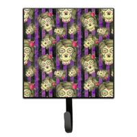 "Caroline's Treasures Watercolor Day of the Dead Halloween Wall Hook, Small, Multicolor"