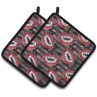 "Caroline's Treasures Watercolor Halloween Vampire Teeth Decorated Pot Holder, 7.5"" x 7.5"", Multicolor"