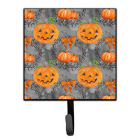 "Caroline's Treasures Watercolor Halloween Pumpkins Wall Hook, Small, Multicolor"