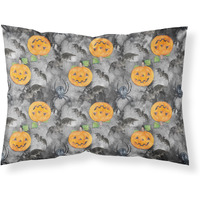 "Caroline's Treasures Watecolor Halloween Jack-O-Lantern Bats Pillowcase, Standard, Multicolor"