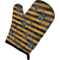 "Caroline's Treasures Watercolor Halloween Spiders Decorated Oven Mitt, 12"" x 8.5"", Multicolor"